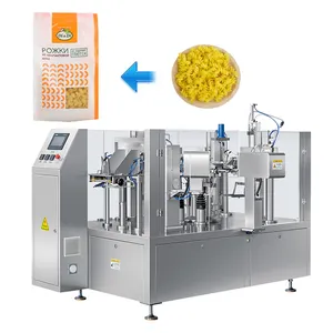 Automatische Kaas Pasta Noedels Verpakking Machine Voedsel Snack Spaghetti Stand-Up Zakje Verpakkingsmachine
