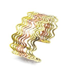 25 December Christmas Jewelry blood circulation <b>copper</b> jewelry Custom Brass Cuff Bracelet Heavy Weight Fashion Brass Jewelry - Product Image 2