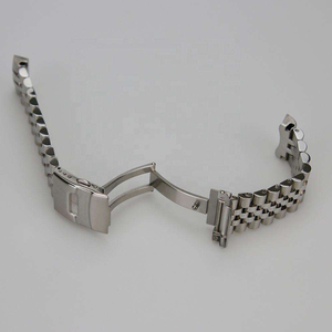 Correa de Reloj de Acero Inoxidable 316L de Cinco Eslabones, Diseño Personalizado OEM, Resistente y Sólida, 22mm, Tipo Jubilee, para Relojes - Product Image 4