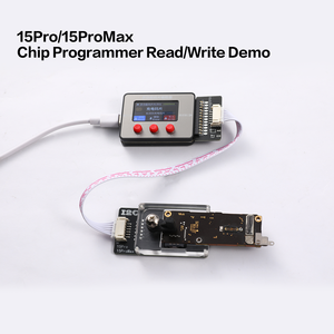 Support de lecture/écriture de puces I2C à pression pour réparation de charge d'<span class=keywords><strong>iPhone</strong></span> 15/16, nécessite l'utilisation avec un programmeur de puces EPR32, pas de démontage requis - Product Image 2