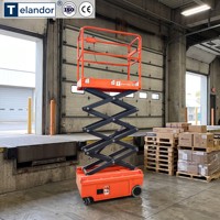 Plateforme élévatrice à ciseaux automotrice de 3,9 m et 240 kg pour l'entretien intérieur à vendre