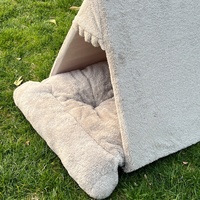 Pet Dog House Zwinger Falten Wasch bares Zelt Welpe Katzen bett Indoor Outdoor Home Spielen Hund Tipi Zubehör Haustier Bett
