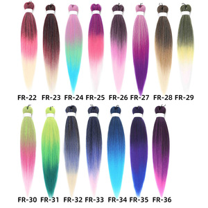 Fornitori di acqua calda imballaggio per espressione treccia 6x 3x Pre stirato parrucche intrecciate per le signore africano trecce parrucca - Product Image 5