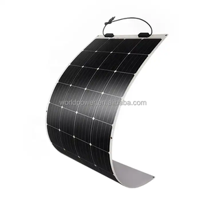 Mini panneau solaire flexible 100W 12V 24V avec cellules, prix de gros, panneaux portables 100 Watt PWFSL100M-38, panneau solaire flexible PWFSL100M - Product Image 3