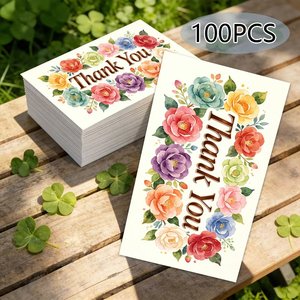 Biglietti di ringraziamento personalizzati OEM ODM con logo, finitura opaca, biglietti di auguri con rivestimento UV lucido, biglietti da visita per insegnanti, personale scolastico e ufficio - Product Image 4
