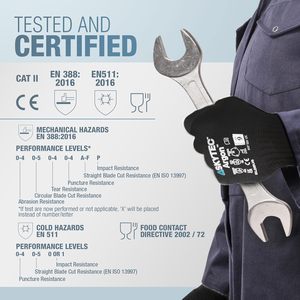 Skytec 保暖手套 2 双装 重型冬季工作手套 男女款 轻质氩气隔热 防寒防水 安全可靠 - Product Image 6