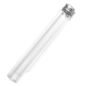 Glazen reageerbuis 20*200mm, verpakking van glas, vanillekleurig - Product Image 1