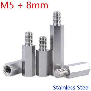 ข้อต่อเกลียวสเตนเลสหกเหลี่ยมสำหรับงานเครื่องกลและไฟฟ้าชิ้นส่วนทนทาน - Product Image 6