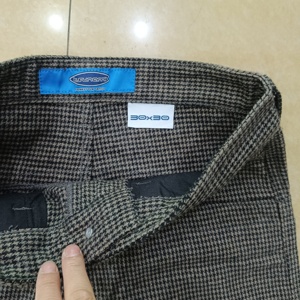 Shorts Vaqueros a Cuadros con Estampado Personalizado para Hombre, Estilo Casual, Corte Amplio, Ropa de Primavera/Verano 2026 - Product Image 4