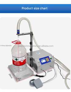 Machine de remplissage et de bouchage entièrement automatique de bureau à grand débit pour bouteilles d'eau, boissons et bière, avec pesage de liquides grande capacité - Product Image 3