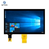 Factory Outlet modul LCD TFT Antarmuka RGB 10.1 inci dengan layar sentuh resolusi 1024x600 layar sekunder