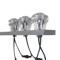 Cabochon LED 60mm 18 LED 24V RGB IP67 PC Lumière ponctuelle paysagère Lumière pixelisée pour l'amusement