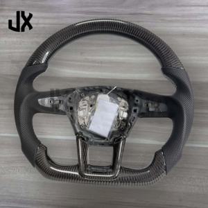 Volante de coche de fibra de carbono para Audi RS3 8Y S3 B8 Q1 Q3 <span class=keywords><strong>A1</strong></span> 8X RS4 B8 A6 B8.5 Q5 A7 A4 B9 RS6 RS7 S4 - Product Image 1