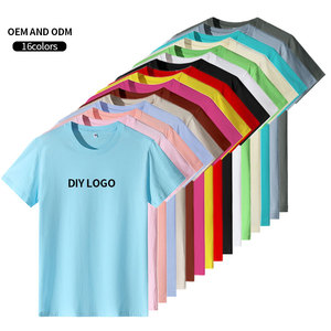 Camisetas de Algodón de Color Sólido, Ajuste Cómodo, Secado Rápido, Logotipo Personalizado, Diseño para Hombre, Uso Casual en el Hogar - Product Image 3