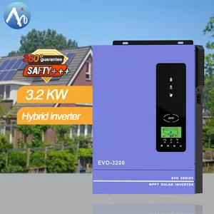 Inverter ofgrid tenaga surya hibrida, inverter 5kW 24v dengan pengontrol pengisi daya bawaan