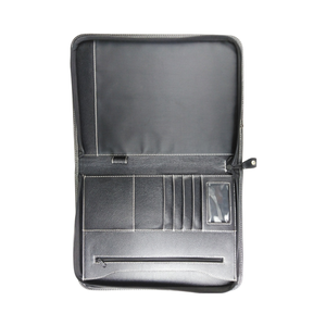 Cartella di Presentazione in Vera Pelle Formato A4 con Clip Portadocumenti, Portafoglio Premium con Logo Personalizzato Marca <span class=keywords><strong>TSH</strong></span> - Product Image 4