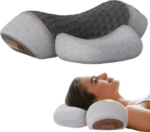Masajeador de Cuello 3 en 1 con Calor, Masajeador Cervical de Tracción, Almohada de Masaje de Cuello con Espuma Viscoelástica - Product Image 1