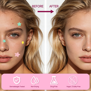 Adesivi per <span class=keywords><strong>Tatuaggi</strong></span> Viso, Copertura per Cicatrici e Macchie, Correzione Segni dell'Acne, Patch a Stella per Brufoli - Product Image 2