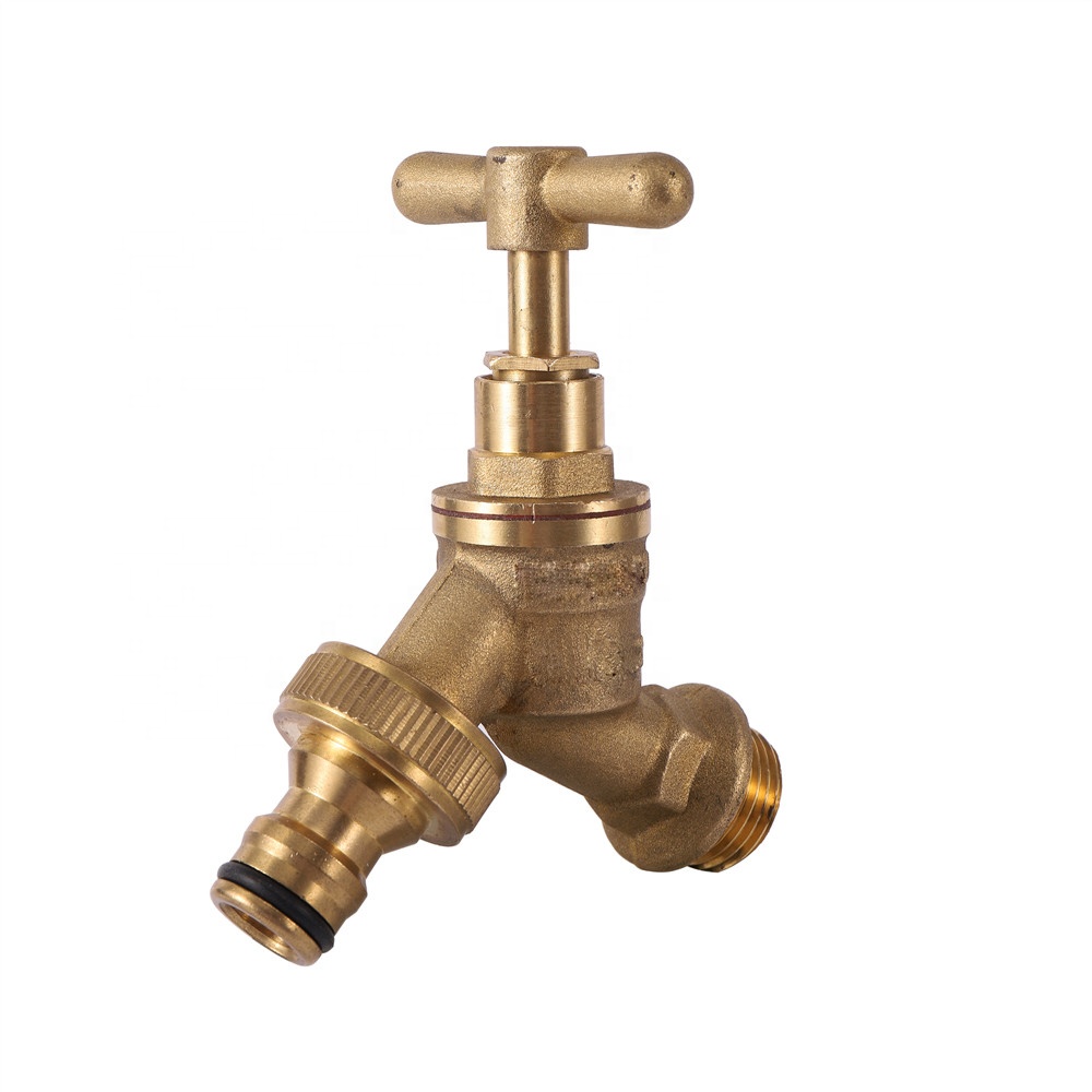 Adattatore Per Rubinetto IBC In Ottone Da 1/2 - Raccordo Per Serbatoio Acqua Con Filettatura S60x6 E Anello Di Tenuta