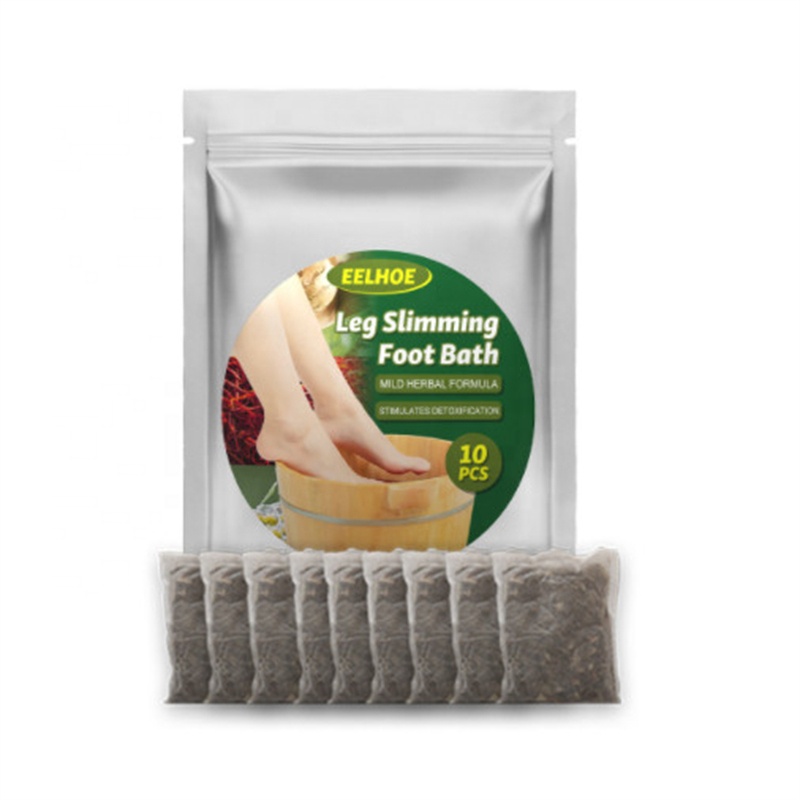 10 шт. в комплекте травяной СПА Ароматерапия уход за кожей ног травяные пластичный мешок имбирь полыни ноги замачивания медицинский контроль запаха заплаты