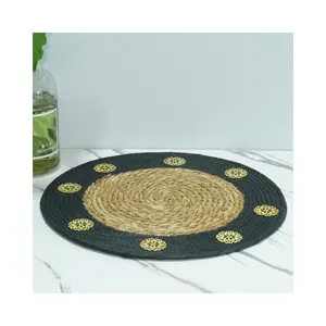 Tự Nhiên Handmade Bảng Mat Dệt Placemat Vòng Bện Mat Chịu Nhiệt Cách Nhiệt Nóng Chống Trượt Dệt Placemats