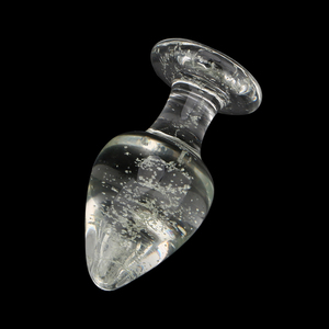 Tapón Anal de Vidrio Luminoso de Diseño Grueso en 3 Tamaños para Adultos - Product Image 5