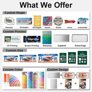 <span class=keywords><strong>Plaque</strong></span> d'<span class=keywords><strong>immatriculation</strong></span> en relief avec logo conçu sur mesure <span class=keywords><strong>Plaque</strong></span> d'<span class=keywords><strong>immatriculation</strong></span> décorative commémorative en aluminium résistant aux intempéries - Product Image 2