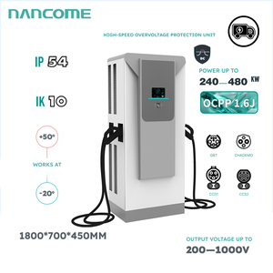 नैनो कॉम नई पीढ़ी 240kw-480kW dc फास्ट स्तर 3 v चार्जिंग स्टेशन फ्लोर-माउंटेड इलेक्ट्रिक कार चार्जर - Product Image 1