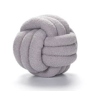 Commercio all'ingrosso Ins cuscino di natale fodera per cuscino in velluto nodo cuscino da tiro per bambini regalo divano letto rotondo nodo palla fodera per cuscino di lusso - Product Image 5