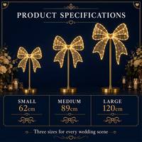 Luxuriöse, Langlebige Gelbe LED-Lichterketten-Bodenlampe für Hochzeiten, Partys und Events - Leuchtende Netzband-Stehleuchte als Mittelpunkt