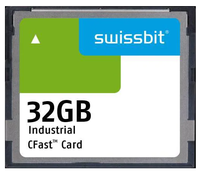 Carte mémoire industrielle CFast F-50 32 Go MLC Flash S29GL512T Série SFCA032GH2AD4TO-I-GS-246-STD -40°C +85°C Boîtier FBGA-64 en plateau