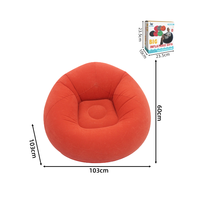 Canapé gonflable portable, léger (1,3 kg), imperméable, en tissu, multicolore, personnalisable, pratique, de style moderne et minimaliste pour l'extérieur