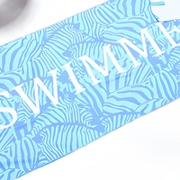 Free Design Custom Large Summer Microfiber Beach Towel Quick Dry and Compressed Logo Custom Print Fast Shipping Wholesale