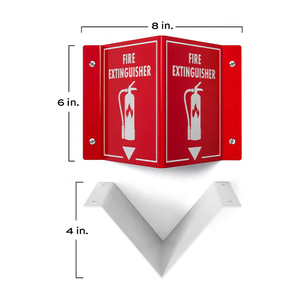 Señalización de <span class=keywords><strong>Extintor</strong></span> de Incendios 3D Tipo M Personalizada, de Acrílico, para Montar en Pared o de Pie, Señalización de Seguridad de Emergencia para Uso en Interiores - Product Image 2