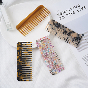 <span class=keywords><strong>Peigne</strong></span> en acrylique antistatique à motif marbré, best-seller - Product Image 2