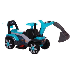 Escavatore Elettrico Giocattolo Unisex Grande, Veicolo Cavalcabile a Batteria con Telecomando, Modello in Plastica di <span class=keywords><strong>Macchina</strong></span> da Costruzione - Product Image 5