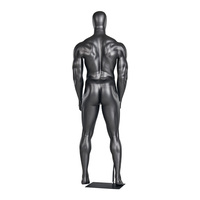 Meistverkaufte Athletische Fiberglas-Sport-Muskel-Schaufensterpuppe Halber Körper Schwarzes Männliches Weibliches Laufmodell Schaufenster-Display Europäisch