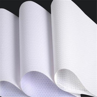 Hight-Q Frontlit Glossy Matte Pvc pour la publicité Materia Hard Tube 510gsm Coated Flex Banner