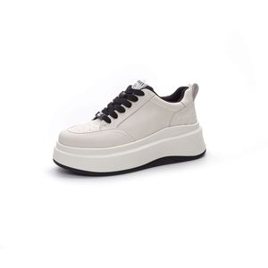 Zapatillas Blancas Deportivas Casuales para Mujer, 26.º Aniversario, Nuevo Estilo de Primavera, Tacón Alto, Suela Gruesa, Versátiles, Modernas y Elegantes - Product Image 3