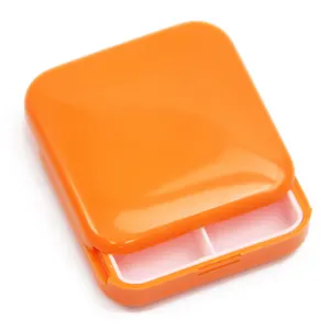 Mini Draagbare Plastic Pil Organizer Medicine Case Pillendoos Voor Dagelijks En Reisgebruik Opbergdozen