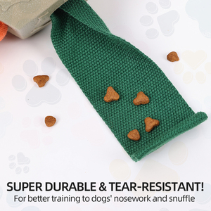 Jouet interactif pour chien en TPR écologique, mignon, en forme de dessin animé, avec des poches à carottes, jouet intelligent pour renifler et jouer - Product Image 3