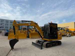 Mini-excavatrice sur chenilles CAT 305.5E2 d'occasion, faible entretien, forte force de creusement, facile à entretenir pour les travaux de construction multiples - Product Image 6