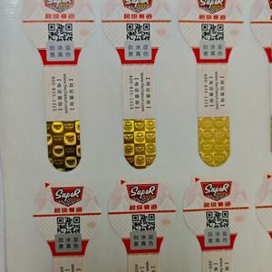 Etiquetas personalizadas desechables para embalaje de velas con láser holográfico arcoíris UV, pegatina desprendible, etiqueta de vino, código de barras personalizado - Product Image 6