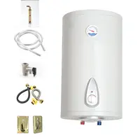 Chauffe-eau électrique Vertical en émail, 100 l, 100 l, pour la douche et chauffage à Induction, chaudière, eau chaude