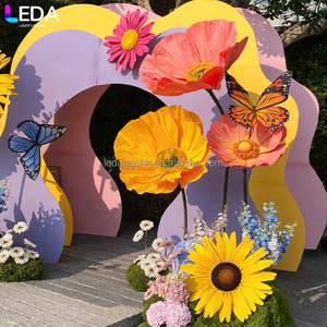 Panel Acrílico Amarillo LEDA, Muy Vendido, para Fondo de Arco, Pared Acrílica Morada, Fondo para Fiestas y Baby Showers - Product Image 4