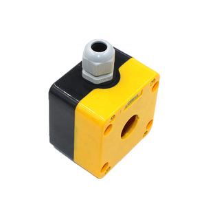 YUMO LAY5-JBPN1 boîte à boutons, taille de trou unique 22mm boîte de commande avec connecteur de <span class=keywords><strong>c</strong></span>âble - Product Image 3