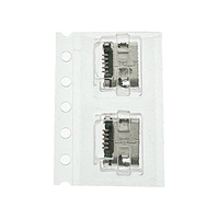 Conector hembra Micro USB tipo B Conector hembra de carga de soldadura MicroUSB SMD de 5 pines