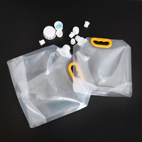 5 litres gallon stockage pliable Portable sac à eau randonnée Ldpe contenants à boire emballage bec pochette sac à eau