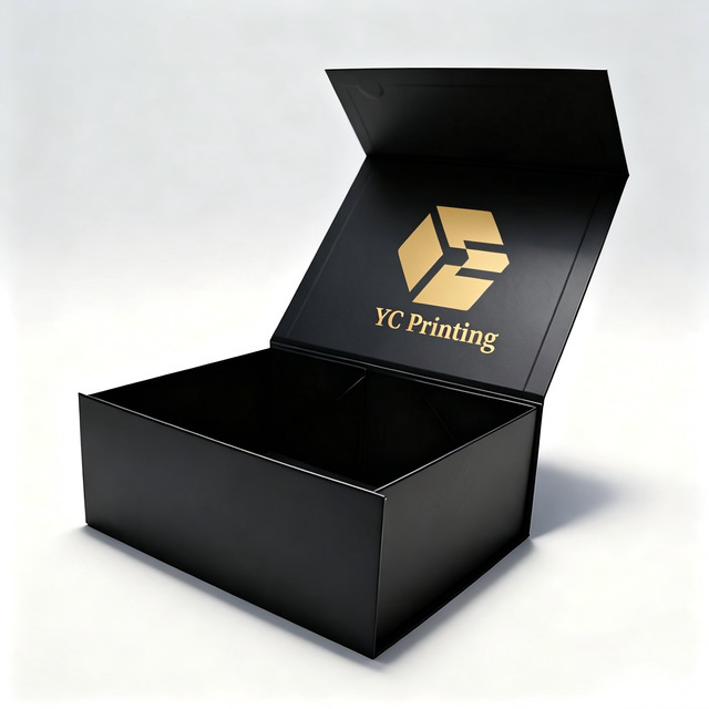 Custom Logo Luxury Rigid Cardboard Gift Packaging Boxes Recyclable Printed Paperboard Folding Magnetic Custom Boxes