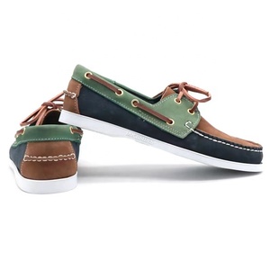 Mocassins souples antidérapants en cuir véritable pour hommes, style britannique, en <span class=keywords><strong>nubuck</strong></span>, <span class=keywords><strong>chaussures</strong></span> <span class=keywords><strong>bateau</strong></span>, vente en gros - Product Image 3